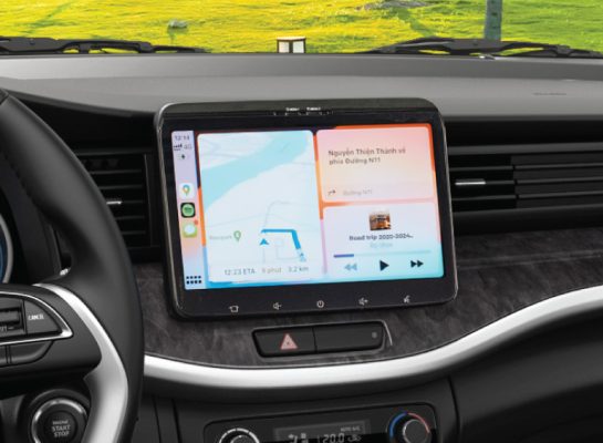 màn hình apple carplay, android auto không dây